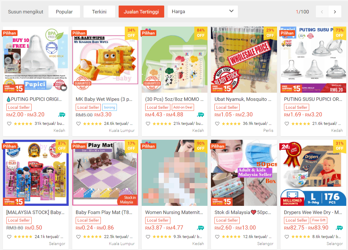 Perniagaan Online _ Barang Bayi